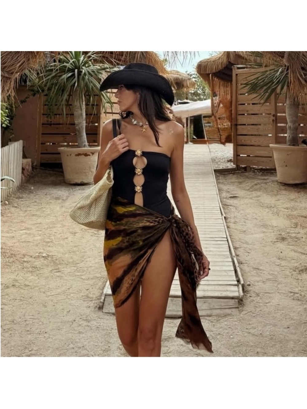 ZARA SUN PIECES BANDEAU SWIMSUIT